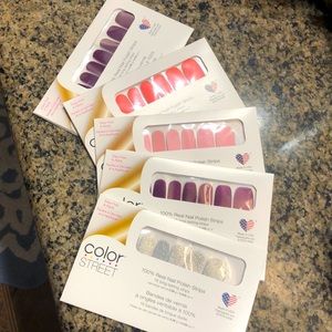 Color Street nail strips- 5 sets